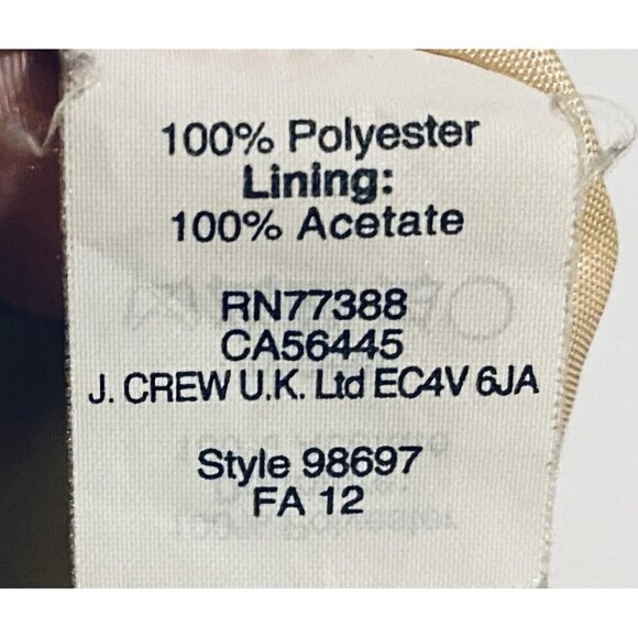 J Crew Dress Womens 4 Jules Leopard Animal Print Mini Shift 3/4 Sleeve Boho - Picture 7 of 8